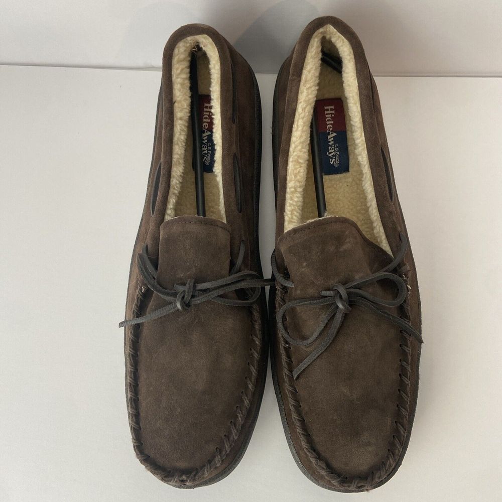 Men's L‎ B Evans Slippers Size 14 M